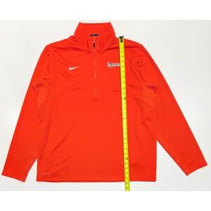 Nike Syracuse Orange Dri-FIT Quarter Zip Pullover Mens XL Orange NCAA Athletic